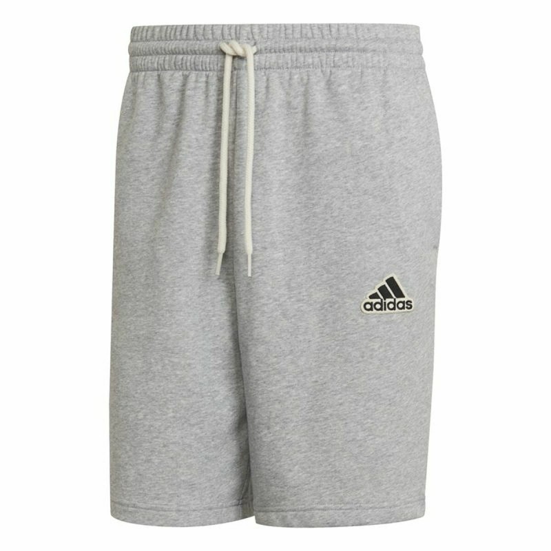 Pantaloni Corti Sportivi da Uomo Adidas Feelcomfy Grigio Pantaloni Corti Sportivi da Uomo Adidas Feelcomfy Grigio