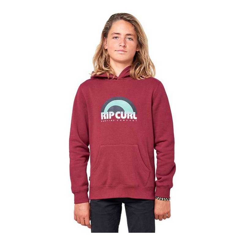 Felpa per Bambini Rip Curl Mama Pop Rosso Scuro Felpa per Bambini Rip Curl Mama Pop Rosso Scuro