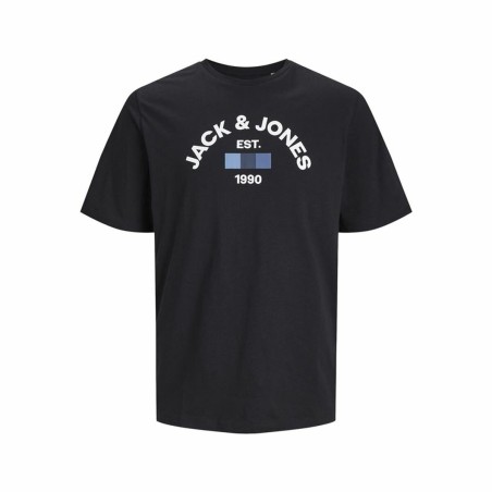 Completo Sportivo per Adulti Jack & Jones Jactheo Ss Nero 2 Pezzi