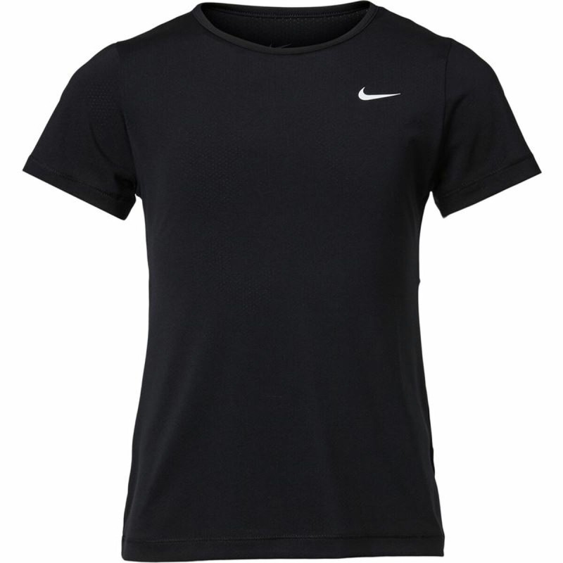 Maglia a Maniche Corte per Bambini Nike Pro Nero 92 % Poliestere 8 % Spandex Maglia a Maniche Corte per Bambini Nike Pro Nero 92 % Poliestere 8 % Spandex