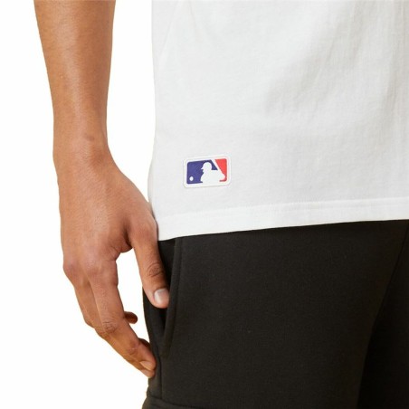 Maglia a Maniche Corte Uomo New Era MLB Metallic Grapich Print Dodger Bianco
