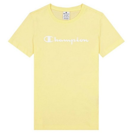 Maglia a Maniche Corte Donna Champion  Big Script Logo