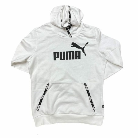 Felpa senza Cappuccio Uomo Puma Power Bianco