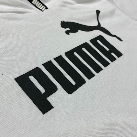 Felpa senza Cappuccio Uomo Puma Power Bianco