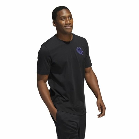 Maglia a Maniche Corte Uomo Adidas Avatar James Harden Graphic Nero