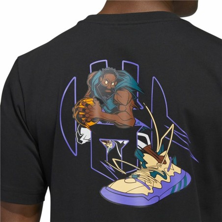 Maglia a Maniche Corte Uomo Adidas Avatar James Harden Graphic Nero