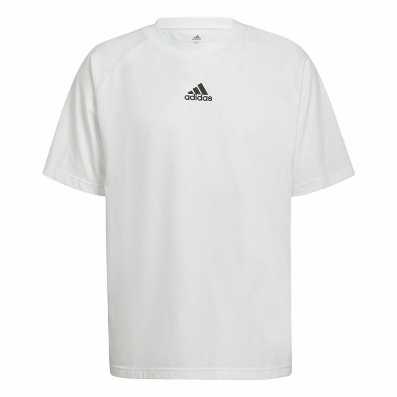 Maglia a Maniche Corte Uomo Adidas Essentials Brandlove Bianco Maglia a Maniche Corte Uomo Adidas Essentials Brandlove Bianco
