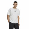 Maglia a Maniche Corte Uomo Adidas Essentials Brandlove Bianco