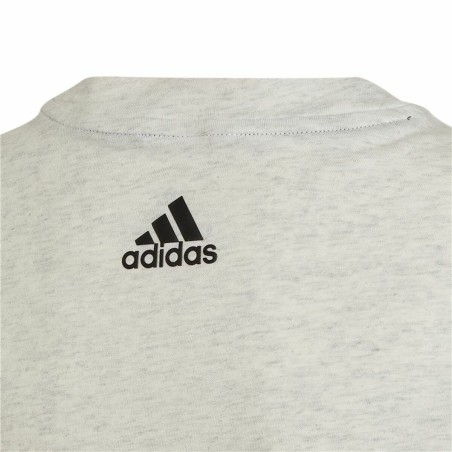 Maglia a Maniche Corte per Bambini Adidas Future Icons Grigio