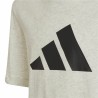 Maglia a Maniche Corte per Bambini Adidas Future Icons Grigio