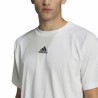 Maglia a Maniche Corte Uomo Adidas Essentials Brandlove Bianco