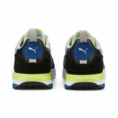Scarpe da Tennis Casual Uomo Puma R22 Azzurro Giallo