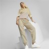 Pantalone di Tuta per Adulti Puma Colorblock  Beige Donna
