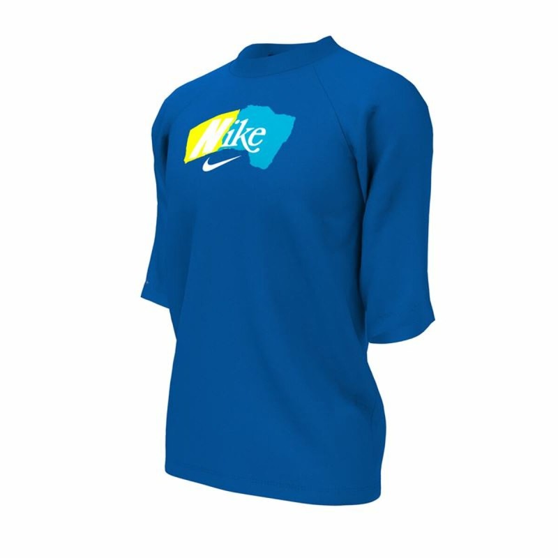Maglia a Maniche Corte Uomo Nike Hydrogu Azzurro Maglia a Maniche Corte Uomo Nike Hydrogu Azzurro