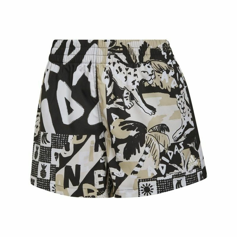 Pantaloncini Sportivi da Donna Adidas Farm Nero Pantaloncini Sportivi da Donna Adidas Farm Nero