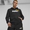 Felpa con Cappuccio Uomo Puma Essentials Two Tone Nero