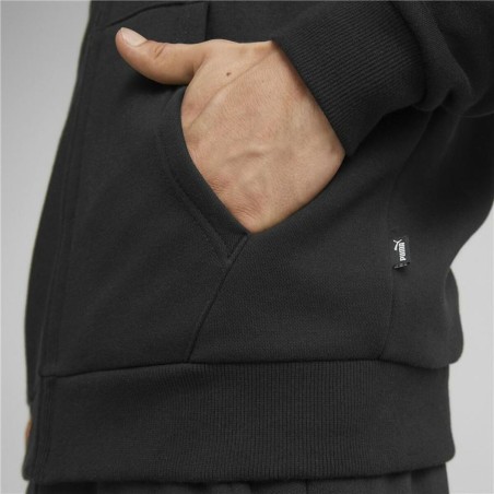 Felpa con Cappuccio Uomo Puma Essentials Two Tone Nero