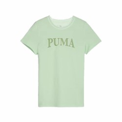 Maglia a Maniche Corte per Bambini Puma Squad Verde limone