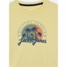 Maglia a Maniche Corte per Bambini Jack & Jones Jjsummer Smu Vibe Tee Giallo