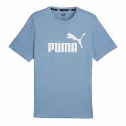 Maglia a Maniche Corte Uomo Puma Essentials Zen Indaco