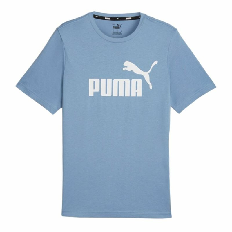 Maglia a Maniche Corte Uomo Puma Essentials Zen Indaco