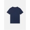 Maglia a Maniche Corte per Bambini Jack & Jones Jjsummer Smu Vibe Tee Blu Marino