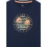 Maglia a Maniche Corte per Bambini Jack & Jones Jjsummer Smu Vibe Tee Blu Marino