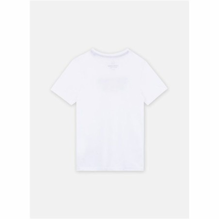 Maglia a Maniche Corte per Bambini Jack & Jones Jjsummer Smu Vibe Tee Bianco