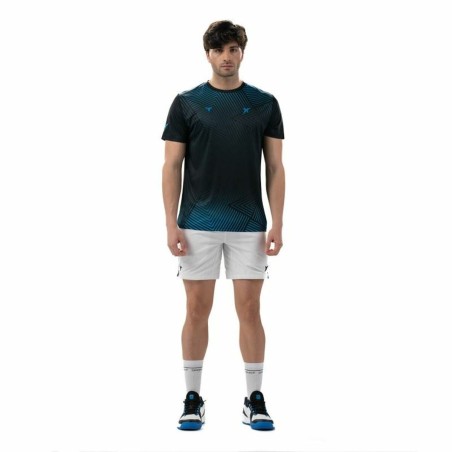 Pantaloni Corti Sportivi da Uomo Drop Shot Abian Campa Bianco