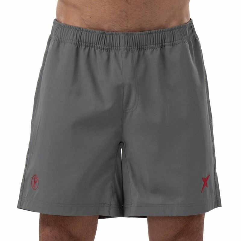 Pantaloni Corti Sportivi da Uomo Drop Shot Benara Lima Grigio Pantaloni Corti Sportivi da Uomo Drop Shot Benara Lima Grigio