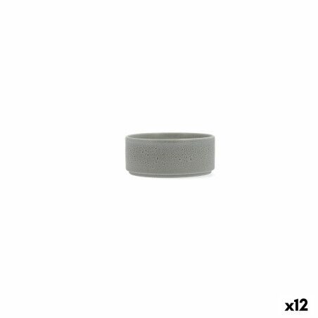 Set da Aperitivo Ariane Porous Verde Ceramica 12 cm (12 Unità)