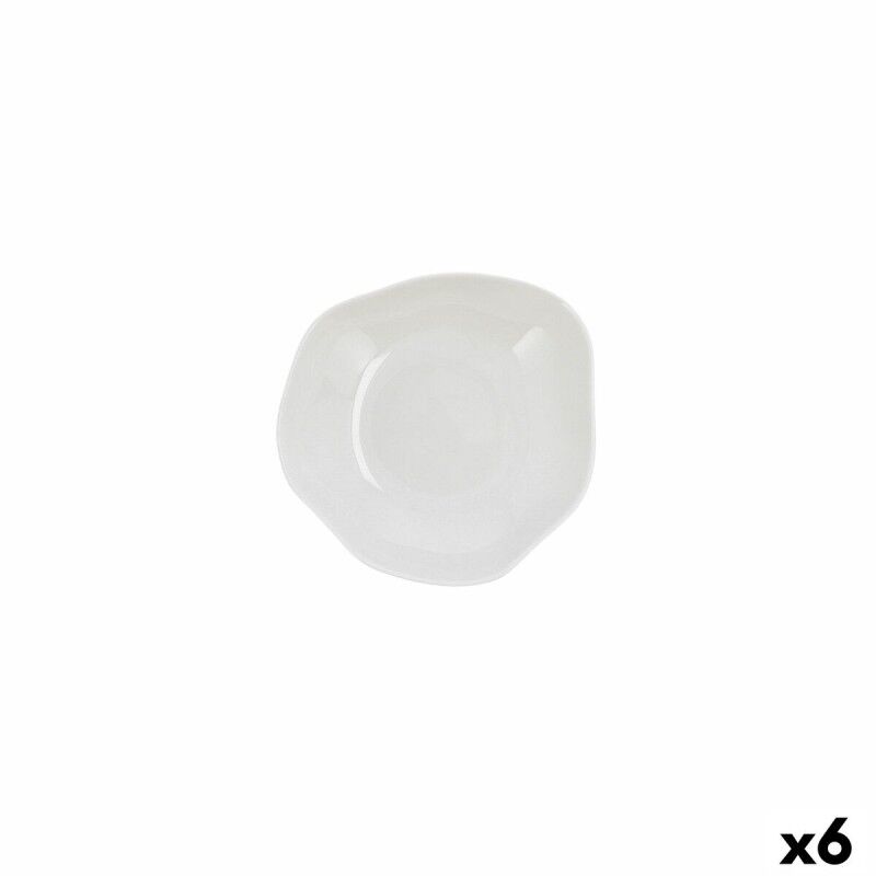 Set da Aperitivo Ariane Earth Bianco Ceramica Ø 17 cm (6 Unità) Set da Aperitivo Ariane Earth Bianco Ceramica Ø 17 cm (6 Unità)
