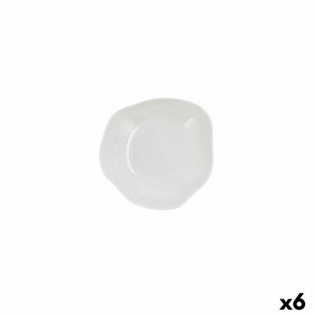 Set da Aperitivo Ariane Earth Bianco Ceramica Ø 17 cm (6 Unità)