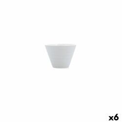 Set da Aperitivo Ariane Artisan Bianco Ceramica 11 cm (6 Unità)