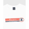 Maglia a Maniche Corte Uomo Champion Crewneck Bianco