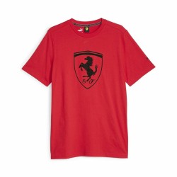 Maglia a Maniche Corte Uomo Puma Ferrari Race Tonal B Rosso