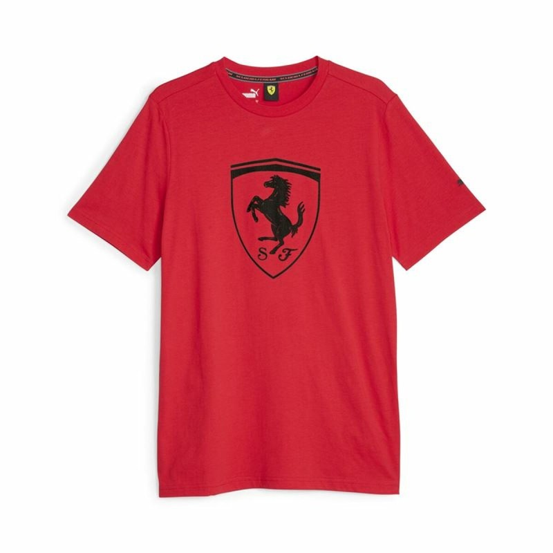 Maglia a Maniche Corte Uomo Puma Ferrari Race Tonal B Rosso Maglia a Maniche Corte Uomo Puma Ferrari Race Tonal B Rosso