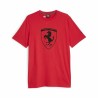 Maglia a Maniche Corte Uomo Puma Ferrari Race Tonal B Rosso