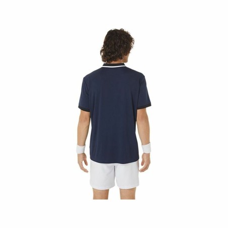 Polo a Maniche Corte Uomo Asics Court Blu Marino