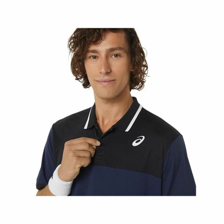 Polo a Maniche Corte Uomo Asics Court Blu Marino