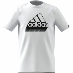 Maglia a Maniche Corte Bambino Adidas B Bos Retro Bianco