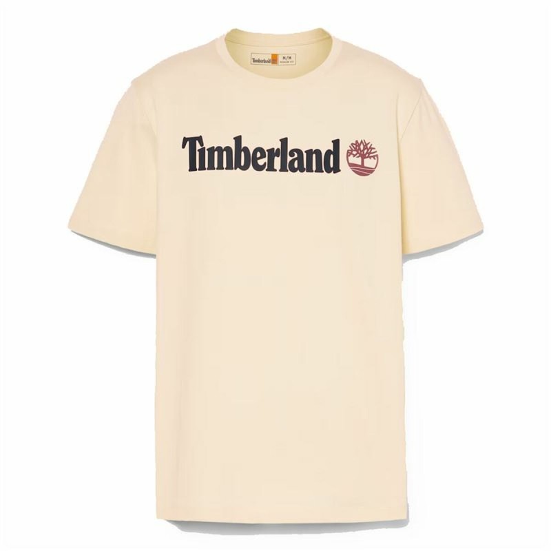 Maglia a Maniche Corte Uomo Timberland Kennebec River Linear Logo Maglia a Maniche Corte Uomo Timberland Kennebec River Linear Logo