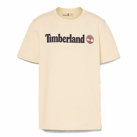 Maglia a Maniche Corte Uomo Timberland Kennebec River Linear Logo