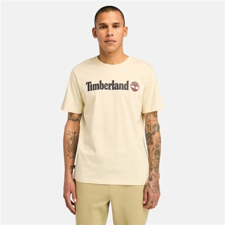 Maglia a Maniche Corte Uomo Timberland Kennebec River Linear Logo