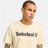 Maglia a Maniche Corte Uomo Timberland Kennebec River Linear Logo