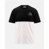 Maglia a Maniche Corte Uomo Kappa Edwin CKD Bianco Nero