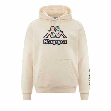 Felpa con Cappuccio Uomo Kappa Fetro Swt Bianco