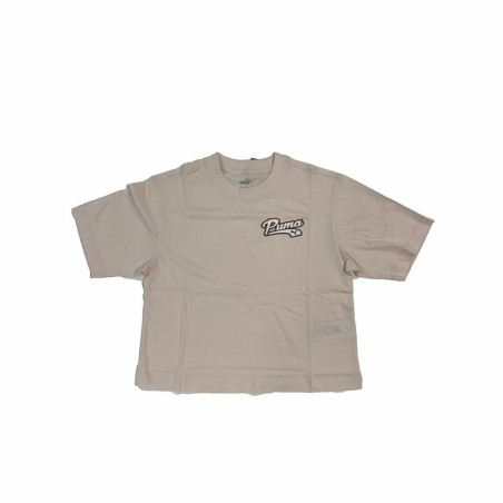 Maglia a Maniche Corte Donna Puma Puma Script Beige