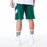 Pantaloncino Sportivo New Era NBA Milwaukee Bucks Verde