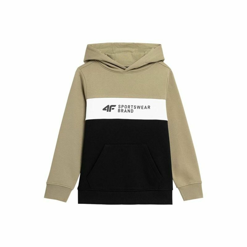 Felpa per Bambini 4F JBLM003 Marrone Felpa per Bambini 4F JBLM003 Marrone